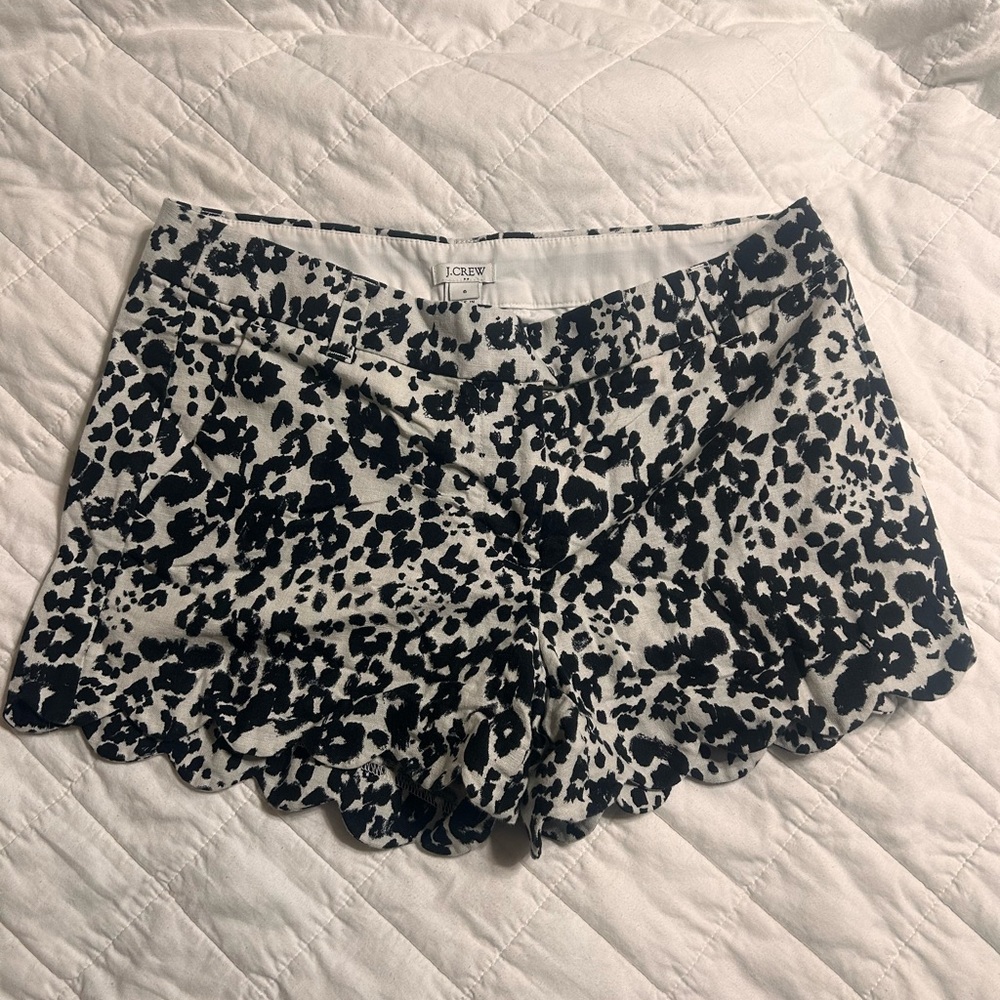 J. Crew Animal Print Shorts